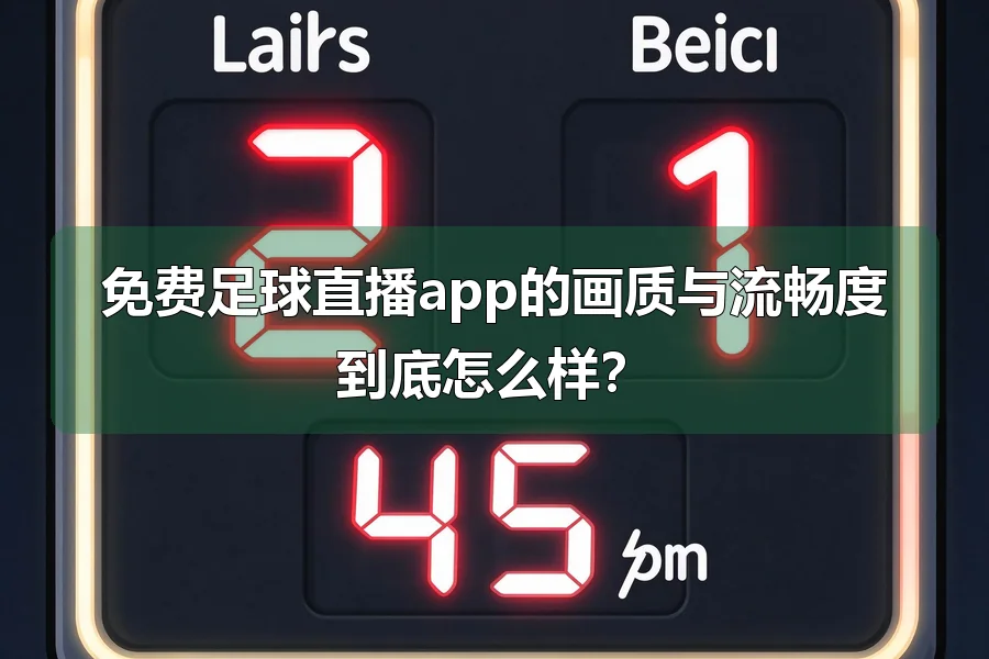 免费足球直播app的画质与流畅度到底怎么样？